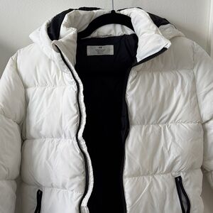 H&M White Puffer Jacket for Kids
